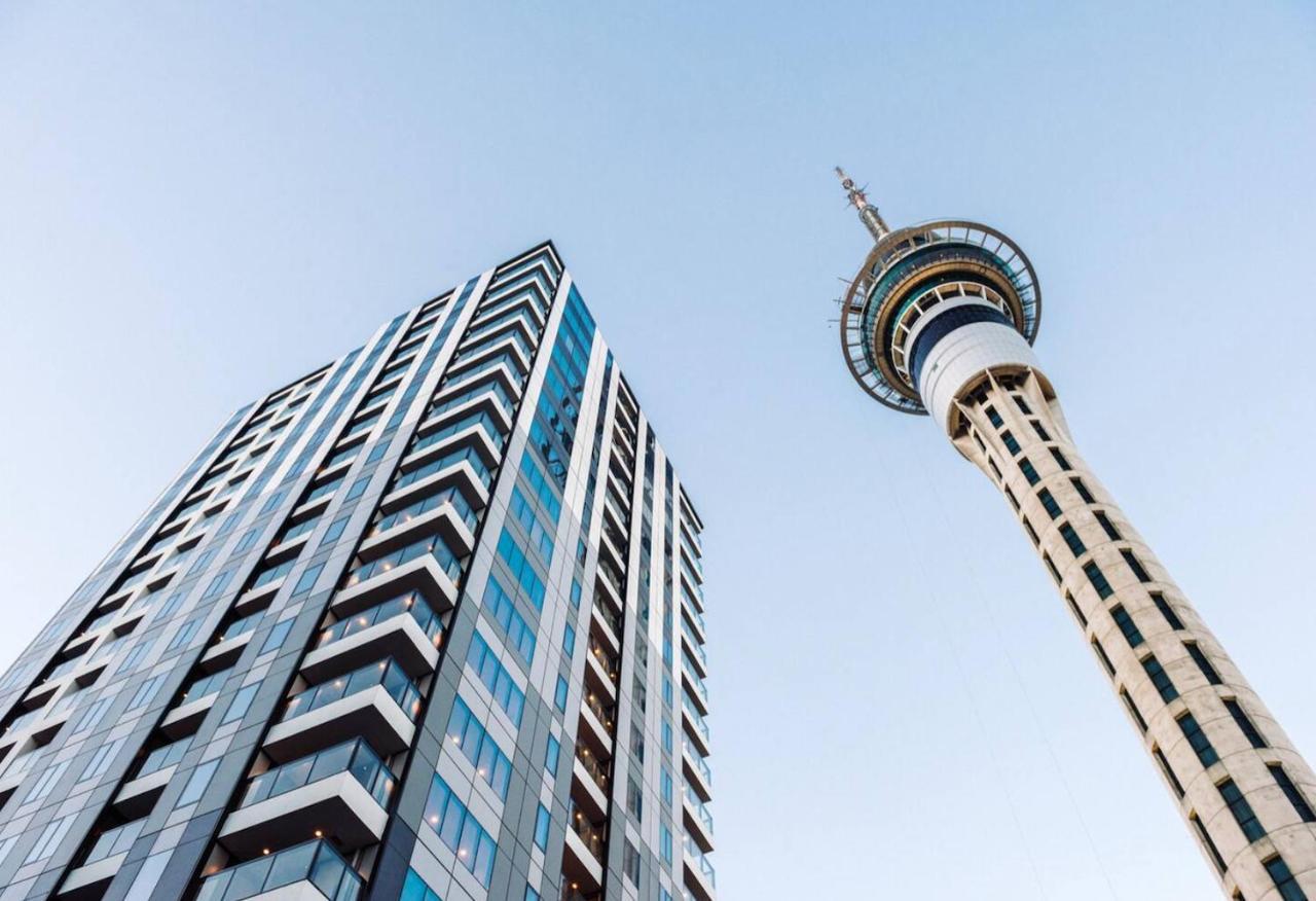 Modern 2 Bedroom Apartment 1 Minute To Skytower Auckland Exteriér fotografie